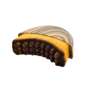 contour face brush for lymphatic drainage